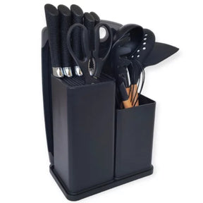 Kit de Facas e Utensílios - Gourmet 19 Peças